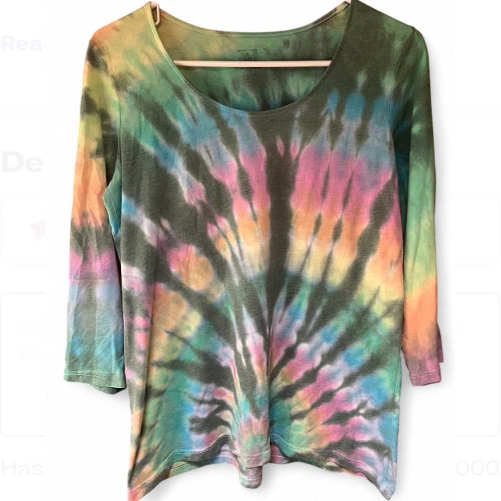 Multicolor Tie-Dye Women's Top